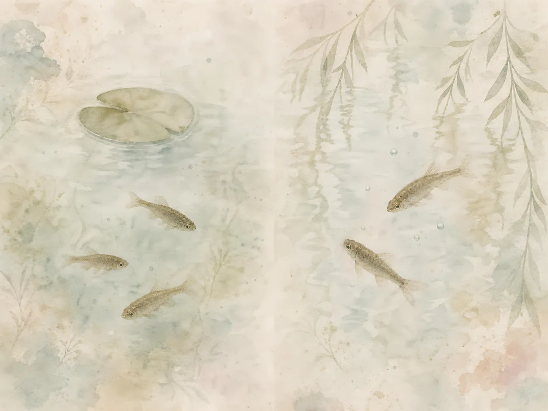 The Quiet Pond, journal page