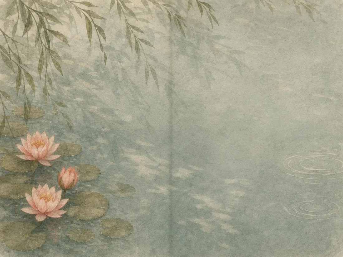 The Quiet Pond, journal page