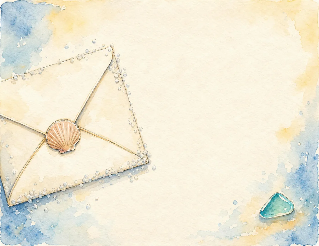 Letters from the Sunlit Coast, journal page
